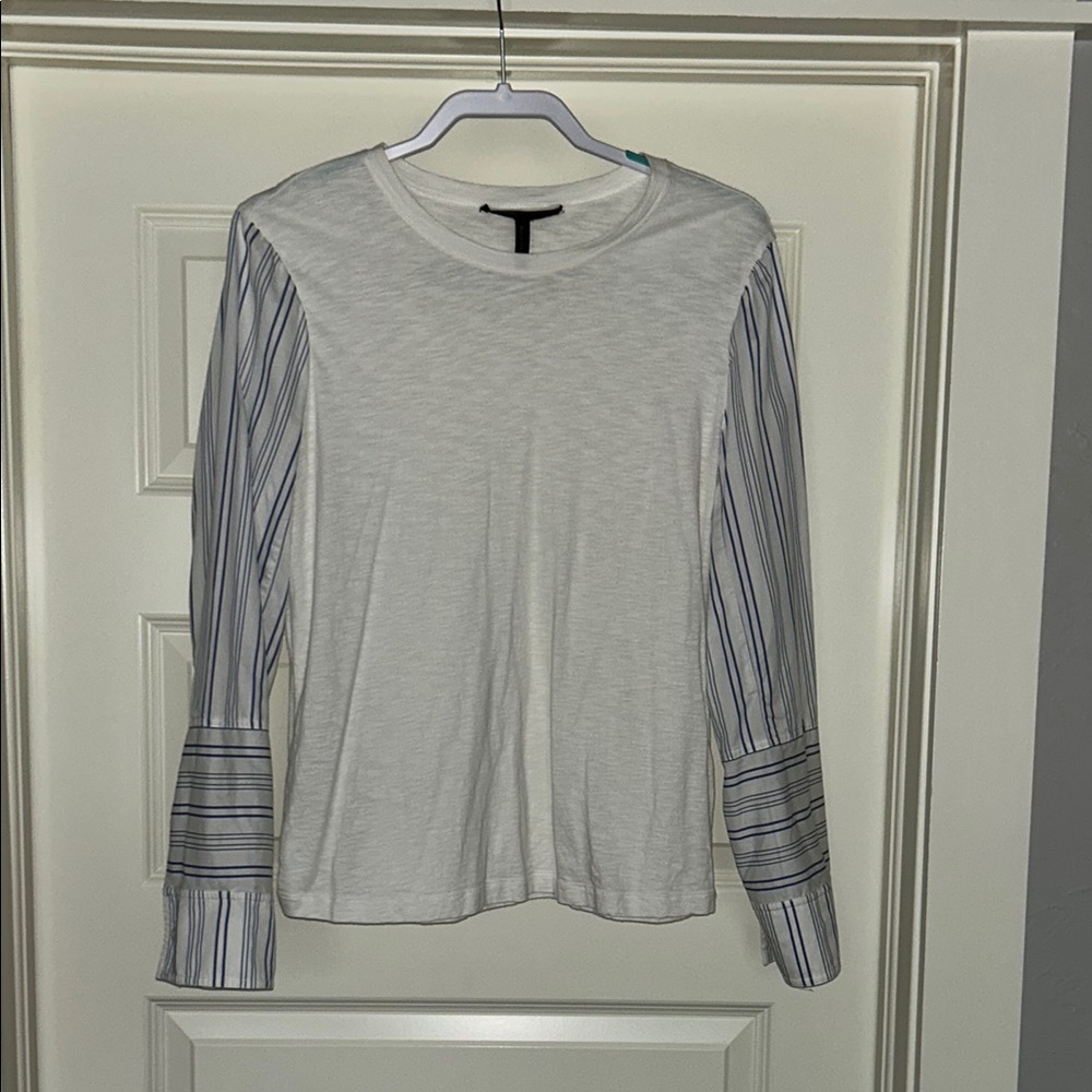 2/$25 BCBGMaxazria// cotton shirt, size M